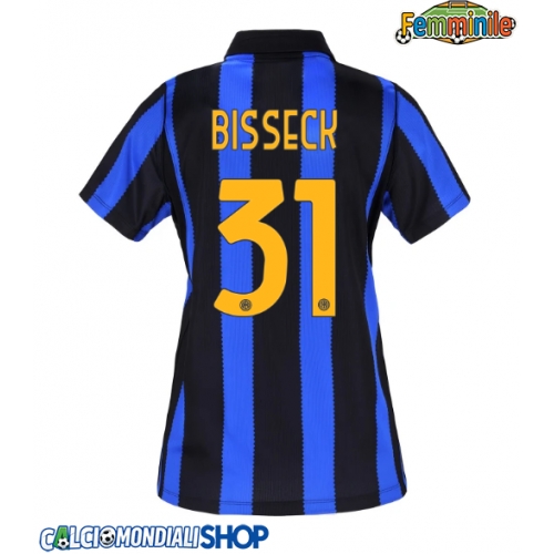 Maglie da calcio Inter Milan Yann Bisseck #31 Prima Maglia Femminile 2026-27 Manica Corta